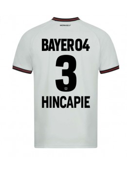 Billige Bayer Leverkusen Piero Hincapie #3 Bortedrakt 2023-24 Kortermet